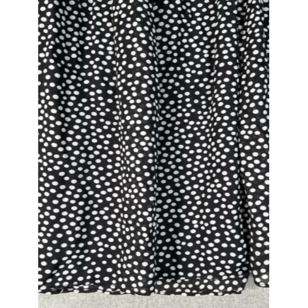 Allison Taylor Women Black Skirt SZ XL Knee Length Flowy Stretch - Picture 3 of 8